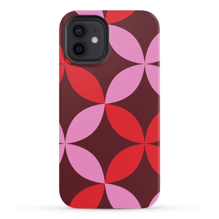 iPhone 12 mini StrongFit red pink floral  by Winston