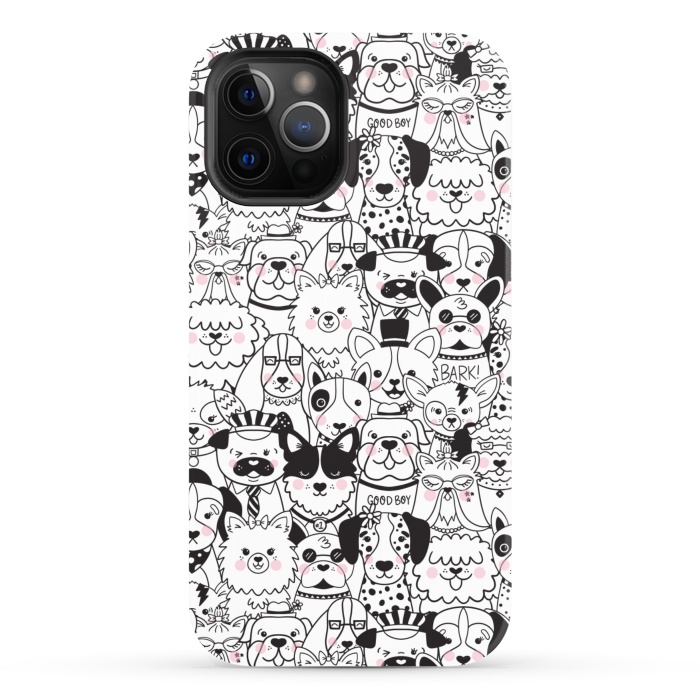 iPhone 12 Pro Max StrongFit Puppy Party by Noonday Design