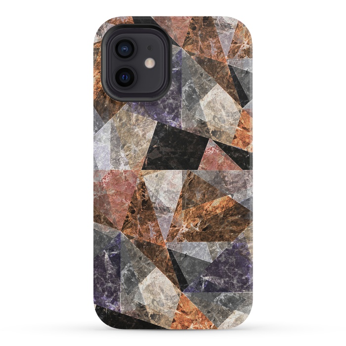 iPhone 12 mini StrongFit Marble Texture G428 by Medusa GraphicArt