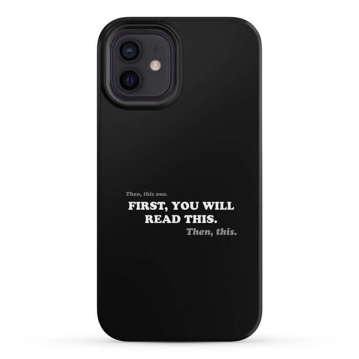 iPhone 12 mini StrongFit Don't Read - Funny Book Lover by Vó Maria