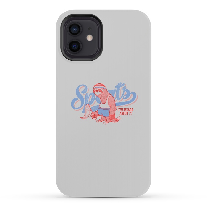 iPhone 12 mini StrongFit Sports Sloth by Vó Maria