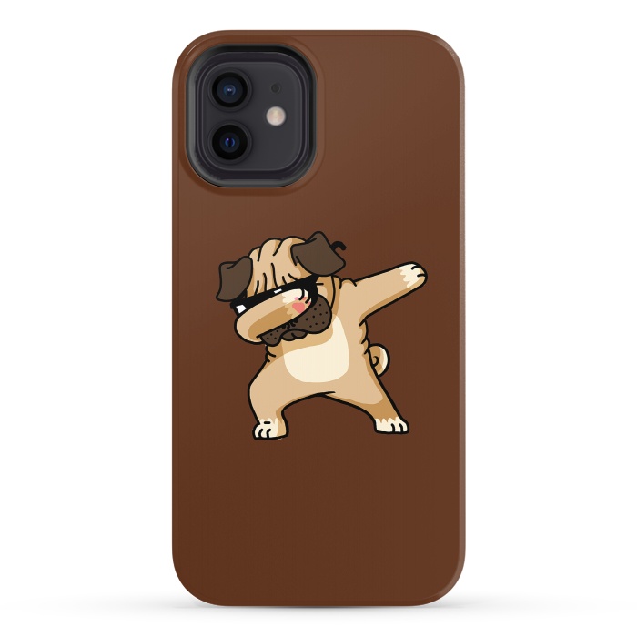 iPhone 12 StrongFit Dabbing Pug 2 by Vó Maria