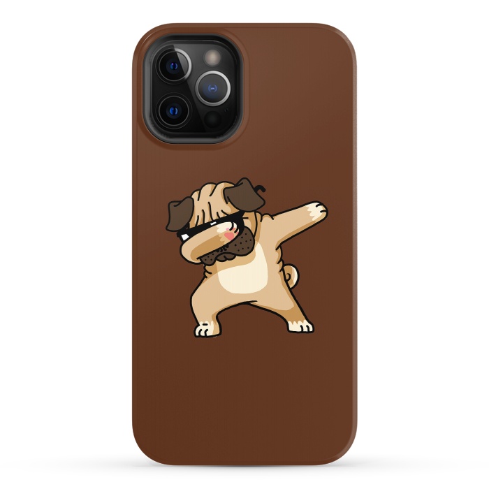 iPhone 12 Pro StrongFit Dabbing Pug 2 by Vó Maria
