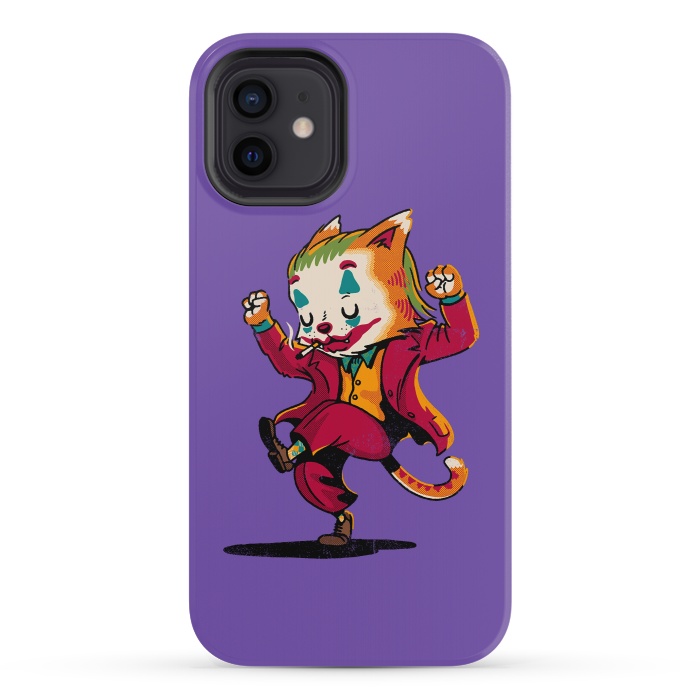 iPhone 12 mini StrongFit Joker Cat by Vó Maria
