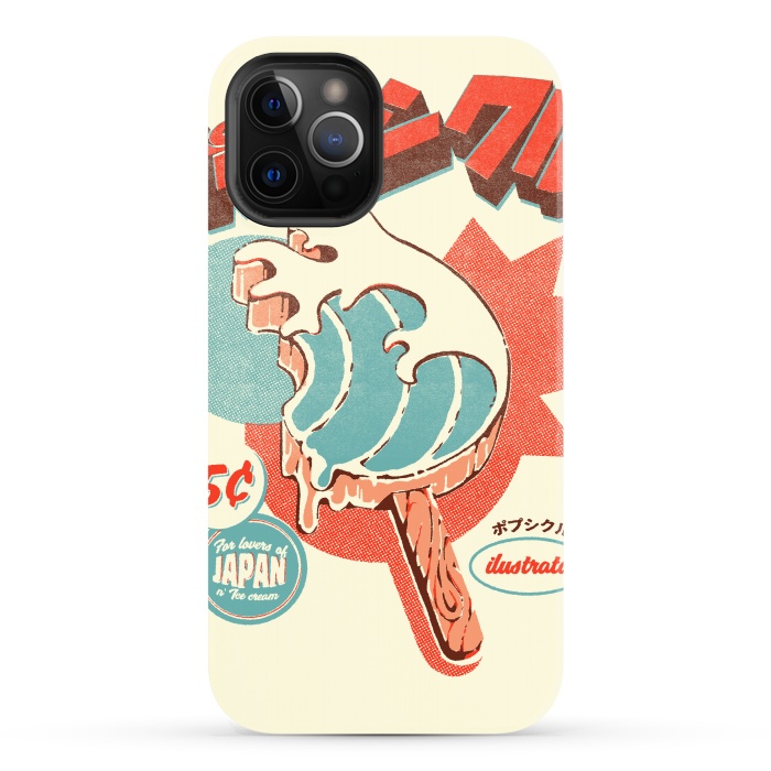 iPhone 12 Pro Max StrongFit Great Wave Ice Pop by Ilustrata