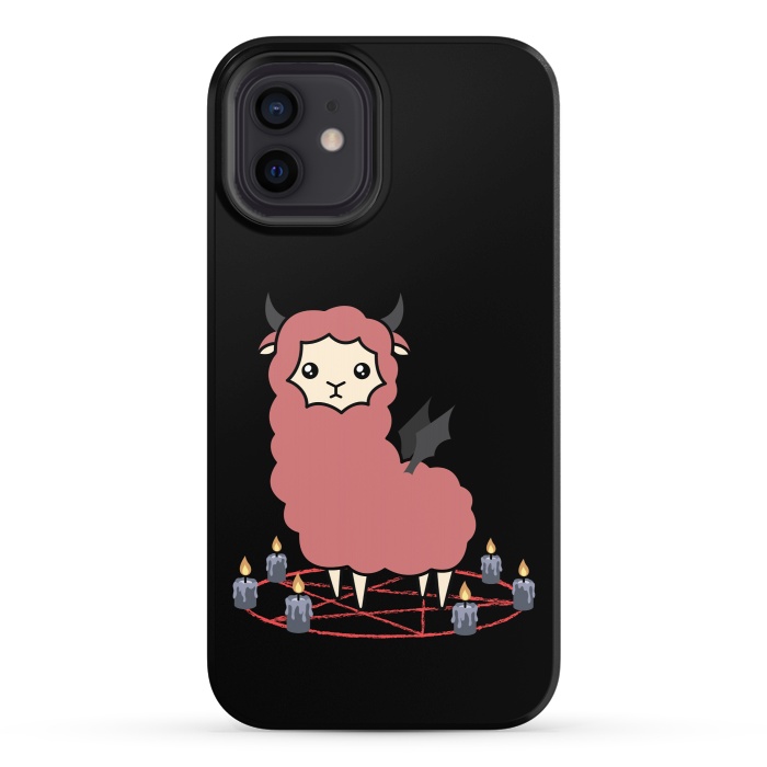 iPhone 12 StrongFit Llama demon by Laura Nagel