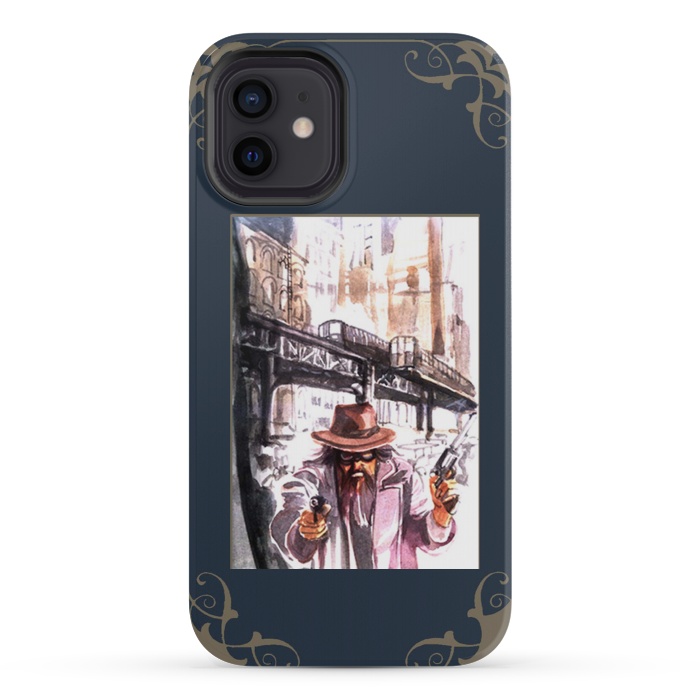 iPhone 12 mini StrongFit Western Personages by Max LeTamis