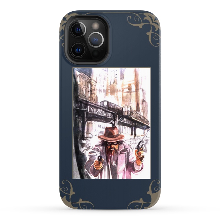 iPhone 12 Pro StrongFit Western Personages by Max LeTamis