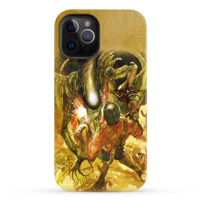 iPhone 12 Pro StrongFit Aliens and War by Max LeTamis