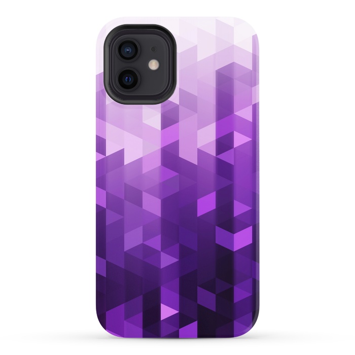 iPhone 12 StrongFit Ultra Violet Pattern II by Art Design Works