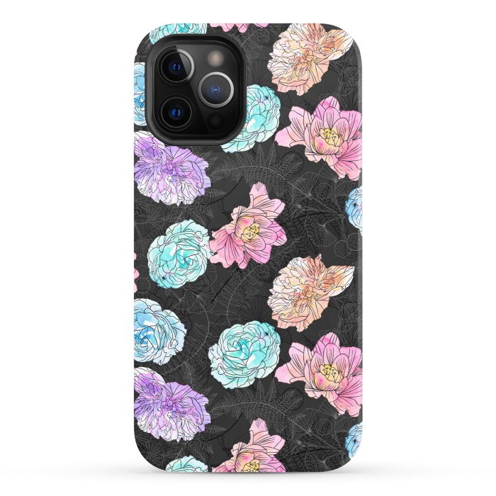 iPhone 12 Pro StrongFit Color Pop Floral by Noonday Design