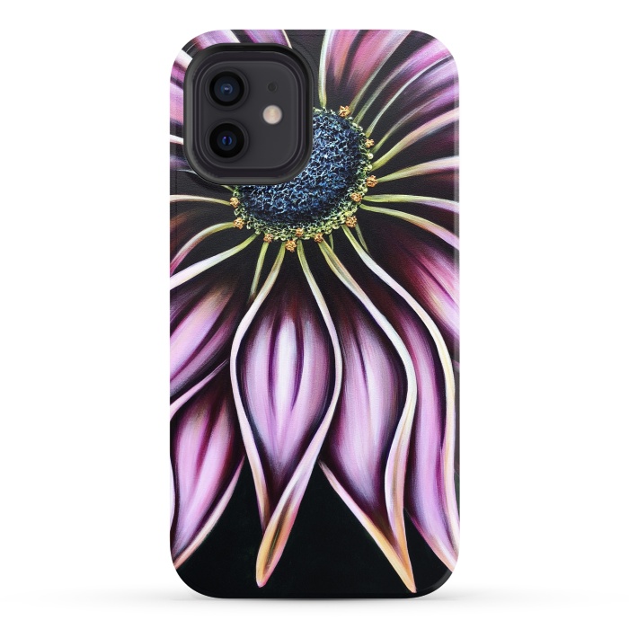 iPhone 12 StrongFit Wild Cone Flower by Denise Cassidy Wood