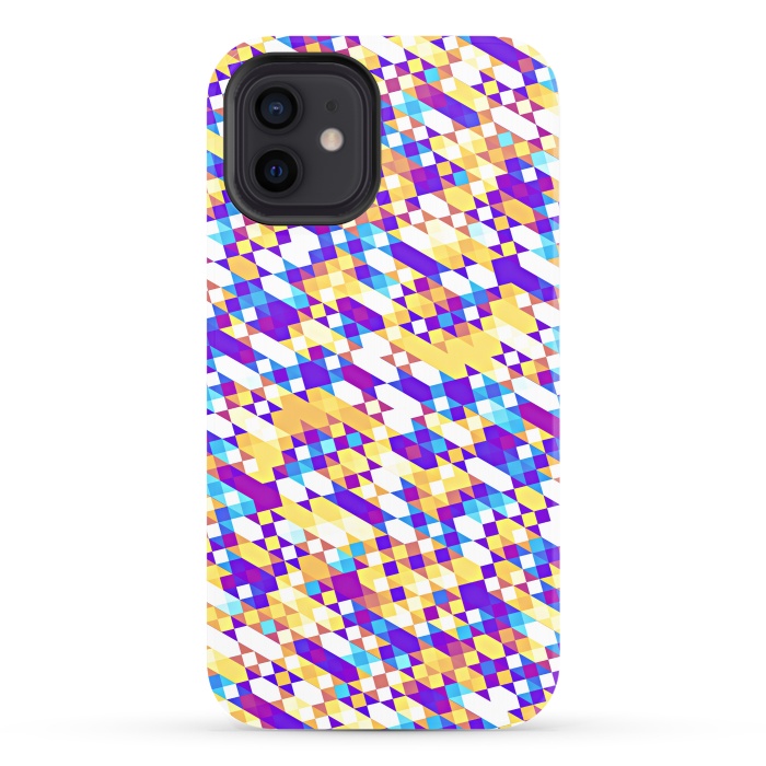 iPhone 12 StrongFit Colorful Pattern IV by Art Design Works