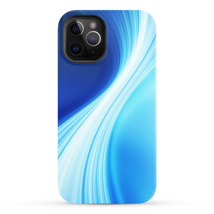 iPhone 12 Pro StrongFit Abstract Blue Design by Art Design Works