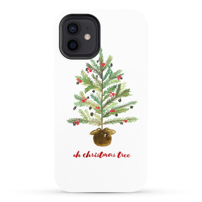 iPhone 12 StrongFit Oh Christmas Tree by Noonday Design