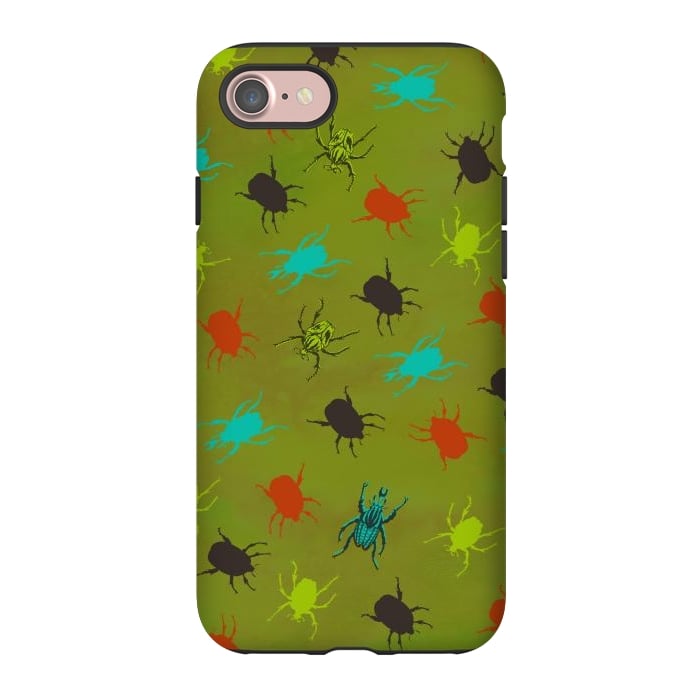 iPhone 7 StrongFit Beetles & Bugs by Lotti Brown