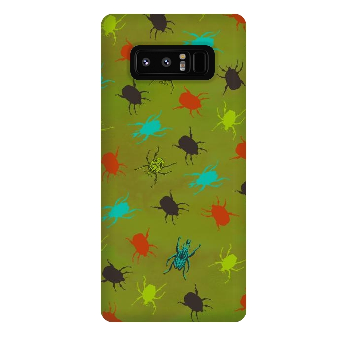 Galaxy Note 8 StrongFit Beetles & Bugs by Lotti Brown