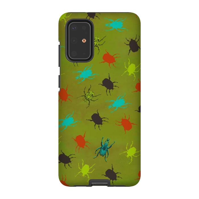 Galaxy S20 Plus StrongFit Beetles & Bugs by Lotti Brown