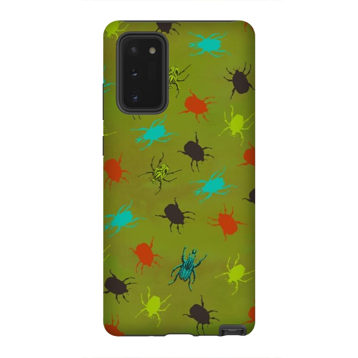 Galaxy Note 20 StrongFit Beetles & Bugs by Lotti Brown
