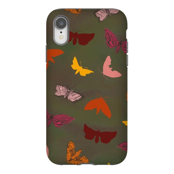 iPhone Xr StrongFit Butterflies & Moths by Lotti Brown