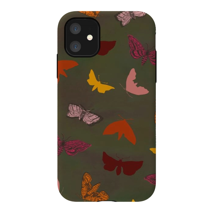 iPhone 11 StrongFit Butterflies & Moths by Lotti Brown