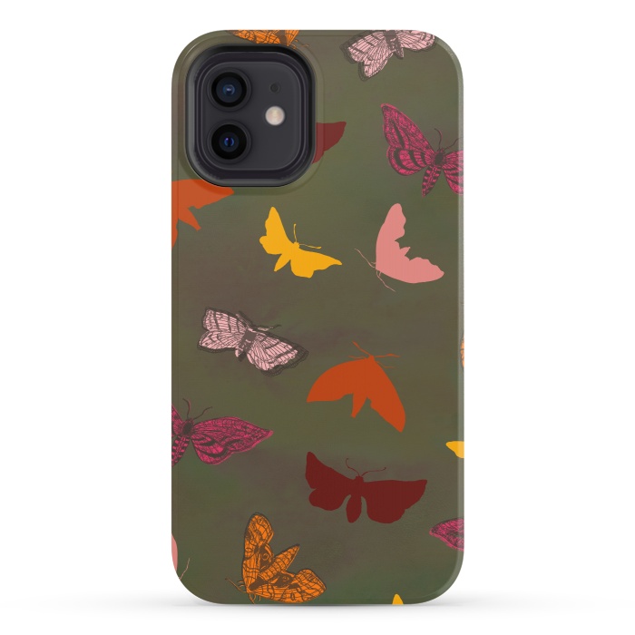 iPhone 12 StrongFit Butterflies & Moths by Lotti Brown
