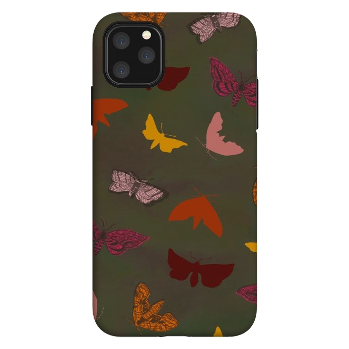 iPhone 11 Pro Max StrongFit Butterflies & Moths by Lotti Brown