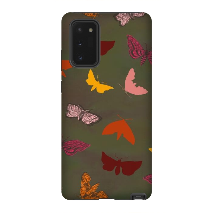 Galaxy Note 20 StrongFit Butterflies & Moths by Lotti Brown