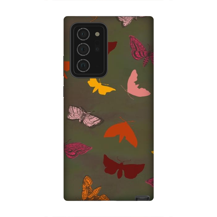 Galaxy Note 20 Ultra StrongFit Butterflies & Moths by Lotti Brown