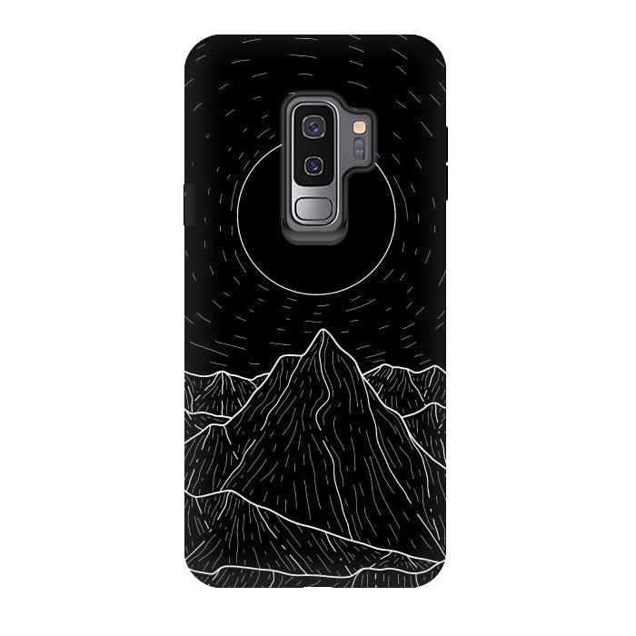 Galaxy S9 plus StrongFit A dark mountain view by Steve Wade (Swade)