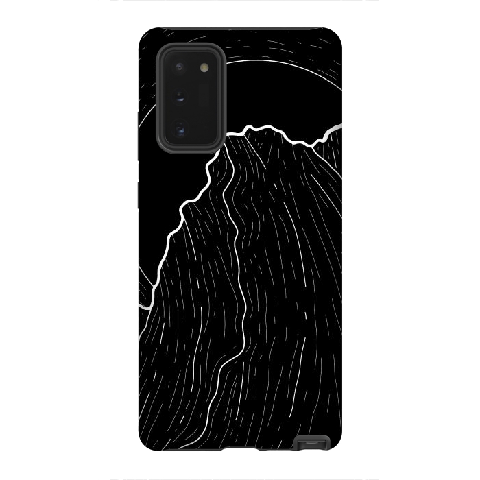Galaxy Note 20 StrongFit A dark mountain wave by Steve Wade (Swade)