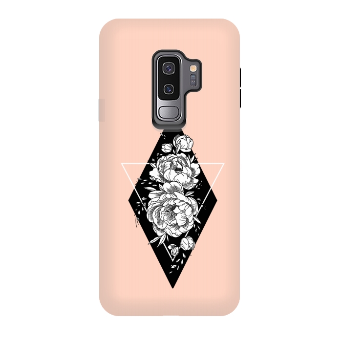 Galaxy S9 plus StrongFit Floral diamond by Jms