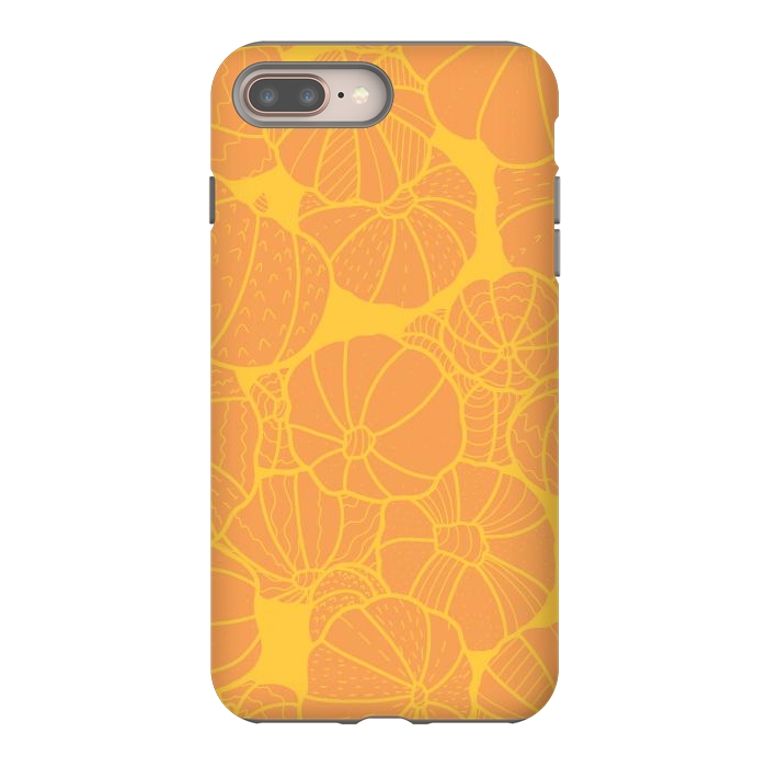 iPhone 7 plus StrongFit Yellow pumpkins by Steve Wade (Swade)