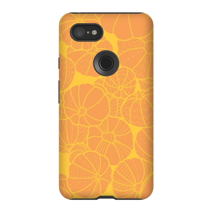 Pixel 3XL StrongFit Yellow pumpkins by Steve Wade (Swade)