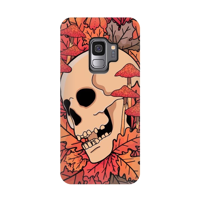 Galaxy S9 StrongFit The skull of autumn by Steve Wade (Swade)