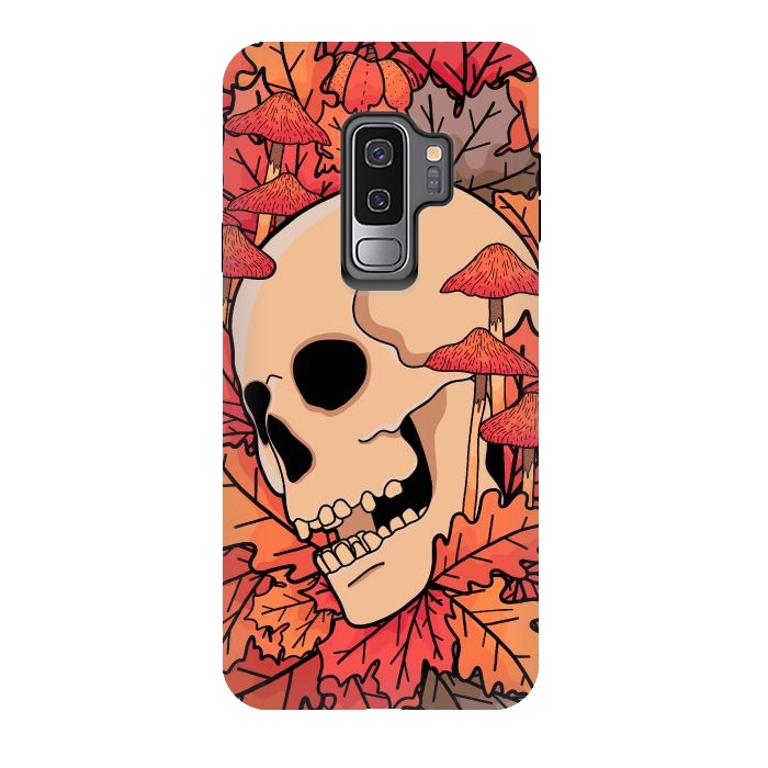 Galaxy S9 plus StrongFit The skull of autumn by Steve Wade (Swade)