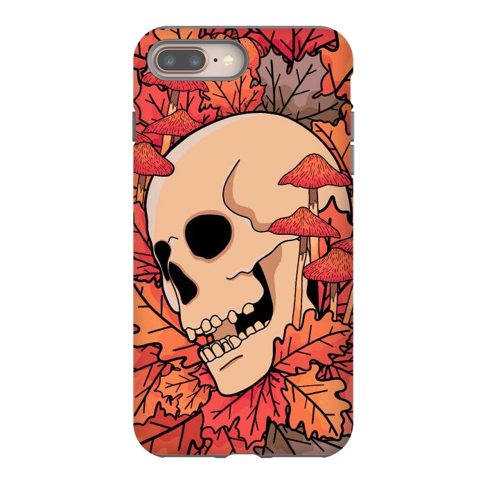 iPhone 8 plus StrongFit The skull of autumn by Steve Wade (Swade)
