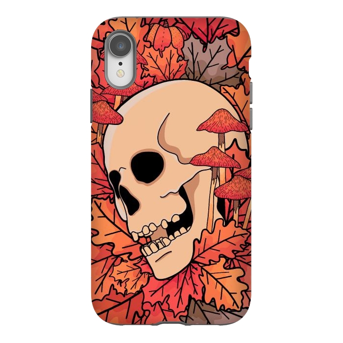 iPhone Xr StrongFit The skull of autumn by Steve Wade (Swade)