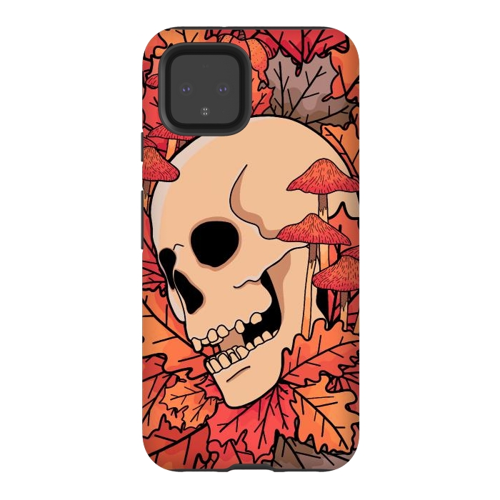 Pixel 4 StrongFit The skull of autumn by Steve Wade (Swade)