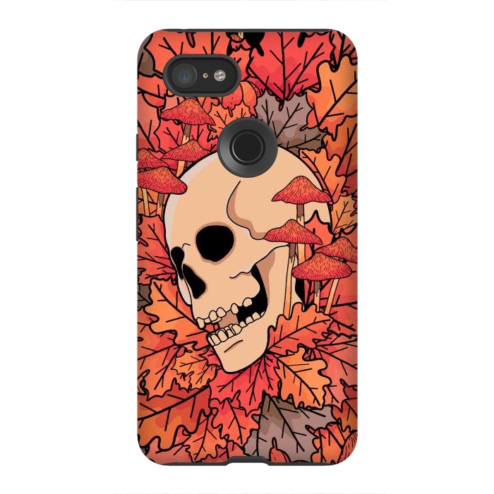 Pixel 3XL StrongFit The skull of autumn by Steve Wade (Swade)