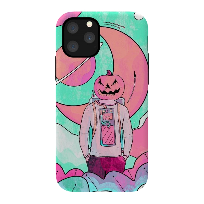 iPhone 11 Pro StrongFit A Halloween world by Steve Wade (Swade)