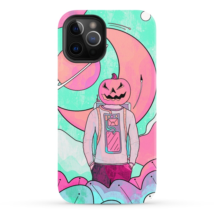 iPhone 12 Pro StrongFit A Halloween world by Steve Wade (Swade)