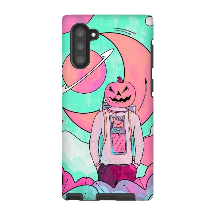 Galaxy Note 10 StrongFit A Halloween world by Steve Wade (Swade)
