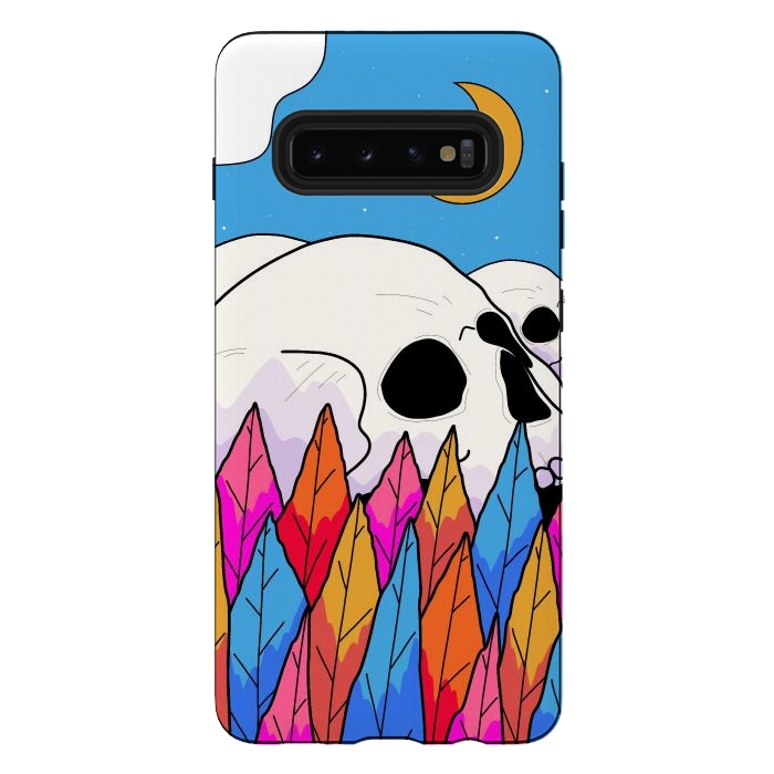 Galaxy S10 plus StrongFit Skulls behind a forest by Steve Wade (Swade)
