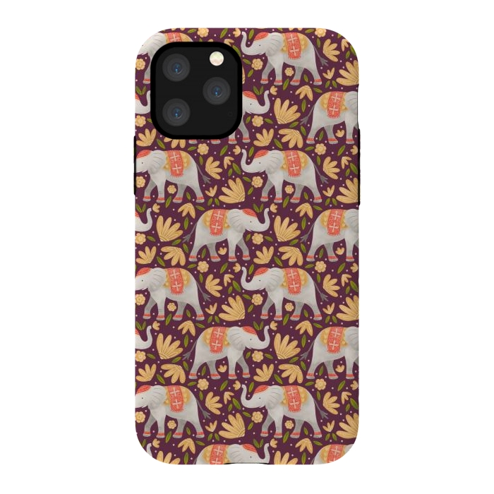 iPhone 11 Pro StrongFit Majestic Elephants by Noonday Design