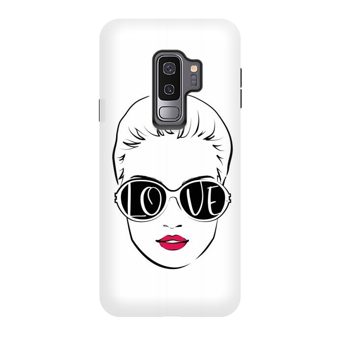 Galaxy S9 plus StrongFit Love Sunglasses by Martina