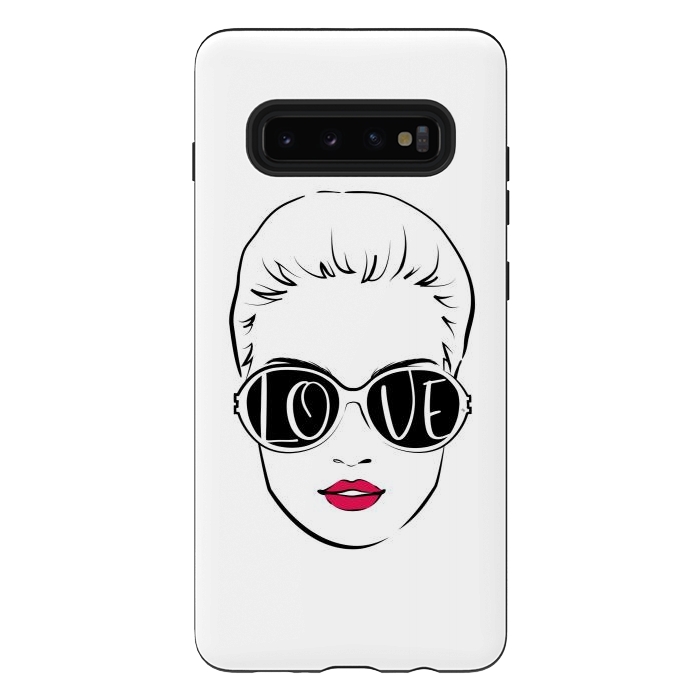 Galaxy S10 plus StrongFit Love Sunglasses by Martina