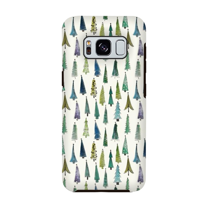Galaxy S8 StrongFit Christmas trees  by Winston