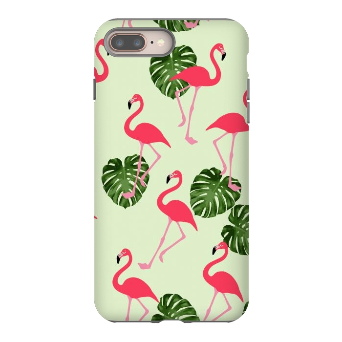 iPhone 7 plus StrongFit Flamingos  by Winston