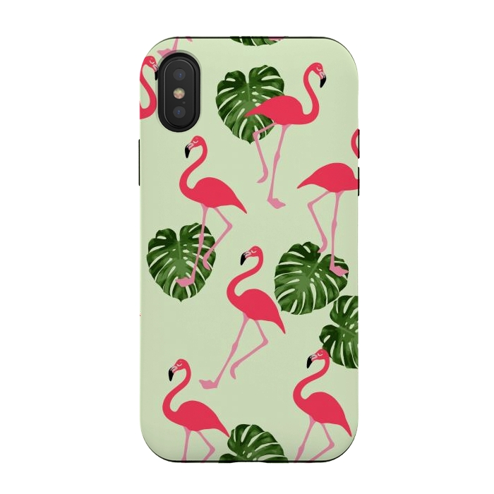 iPhone Xs / X StrongFit Flamingos  by Winston